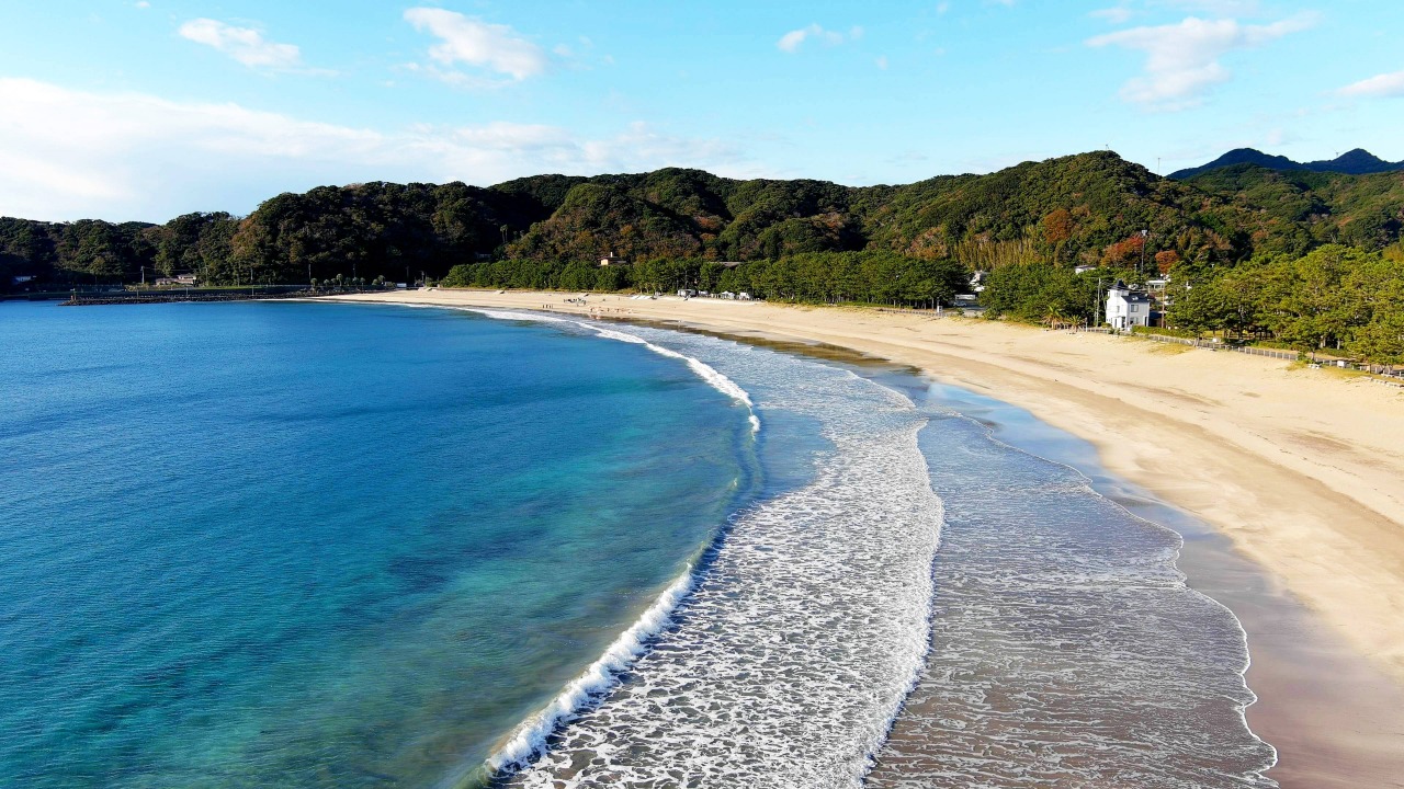【弓ヶ浜】日本渚100選にも選ばれる、伊豆半島最南端のビーチ