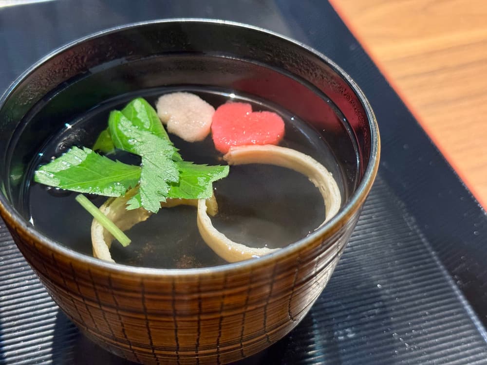 うな匠　「お吸い物」