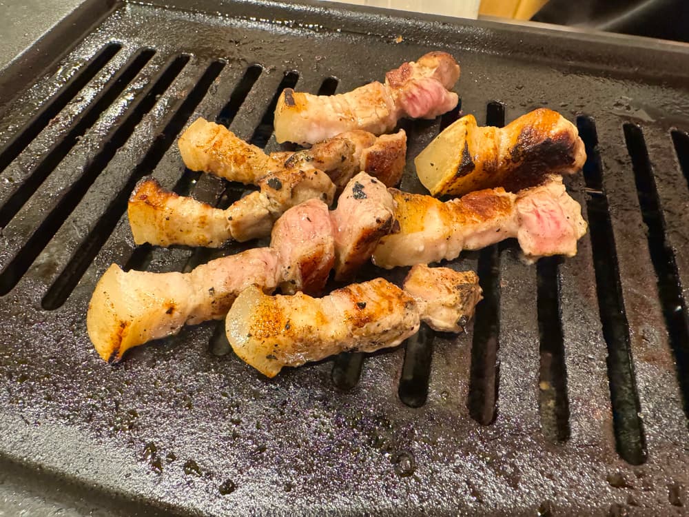 ホルモンまっちゃん「サムギョプサル」