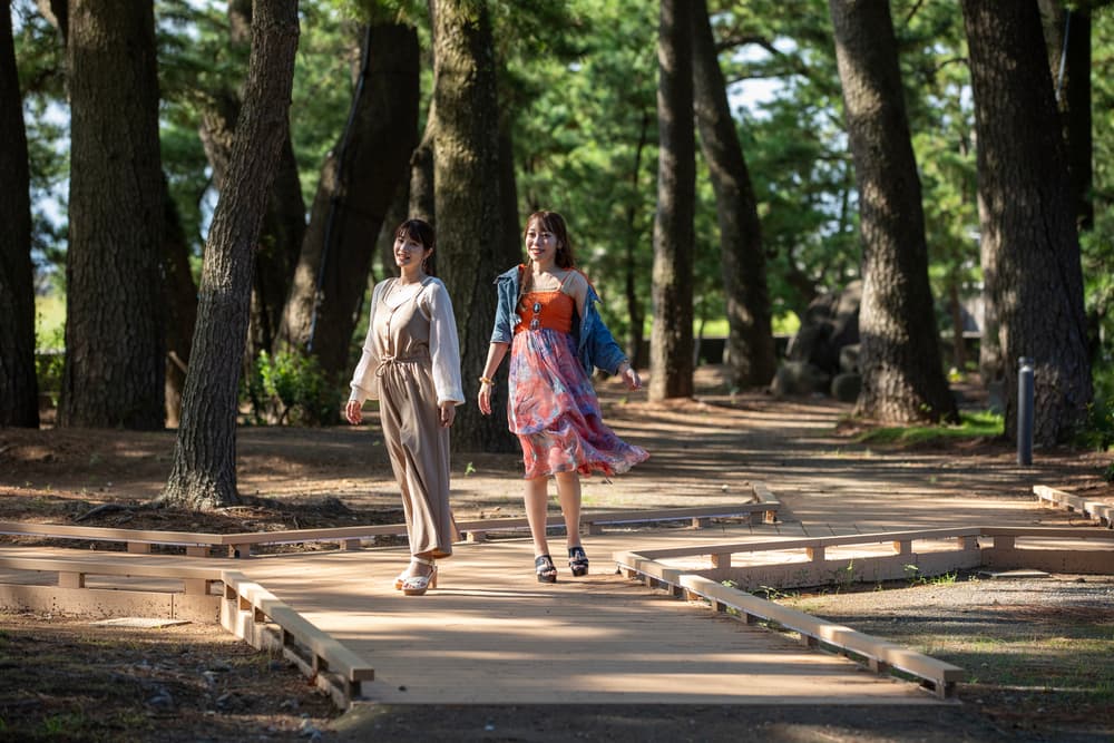 松原公園　遊歩道