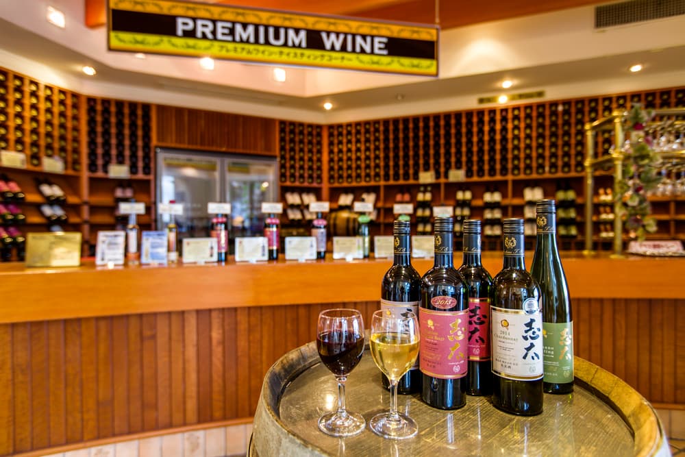 中伊豆ワイナリーシャトーT.S　「テイスティングコーナー」