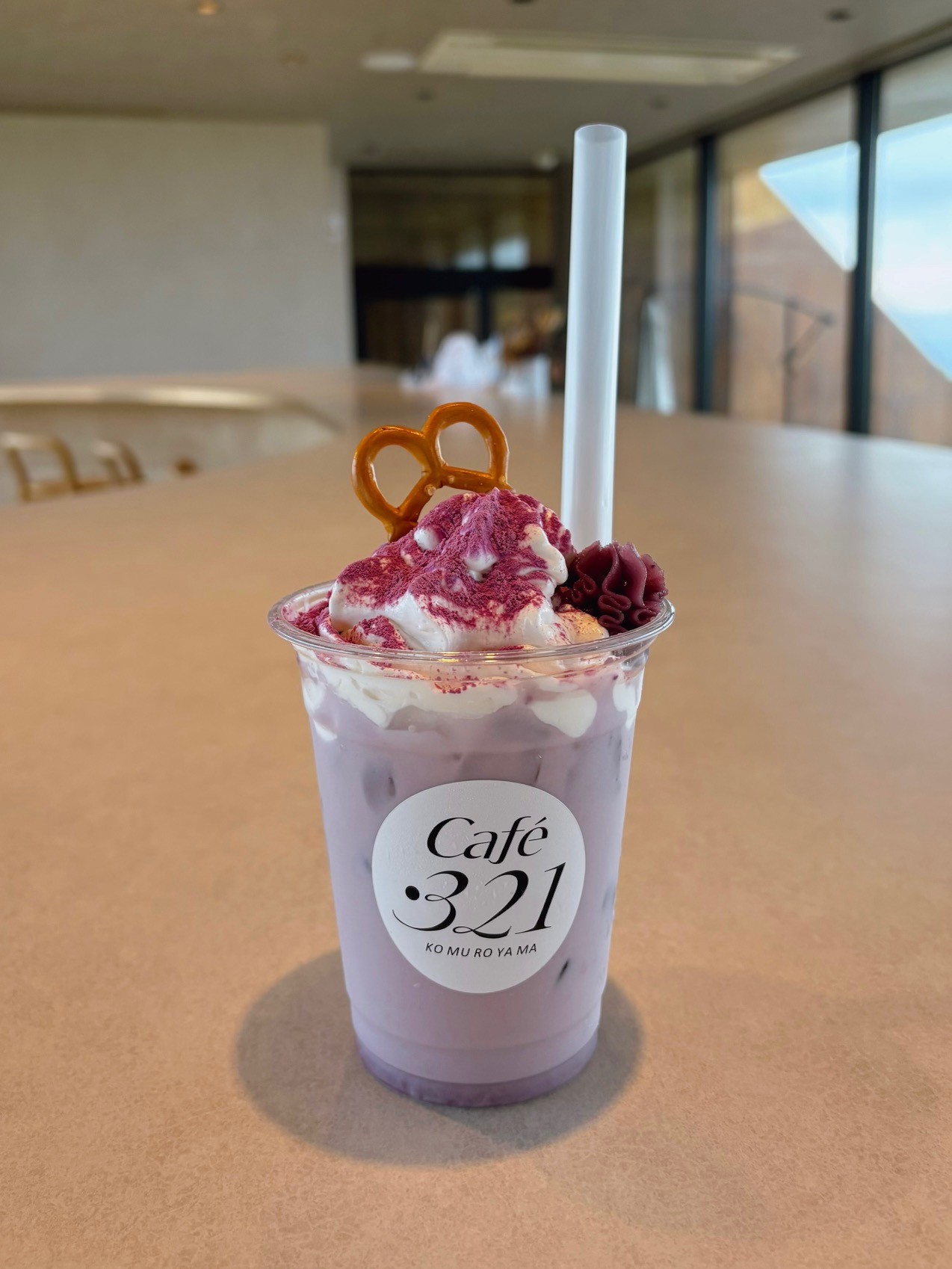 Café321 紫芋ドリンク