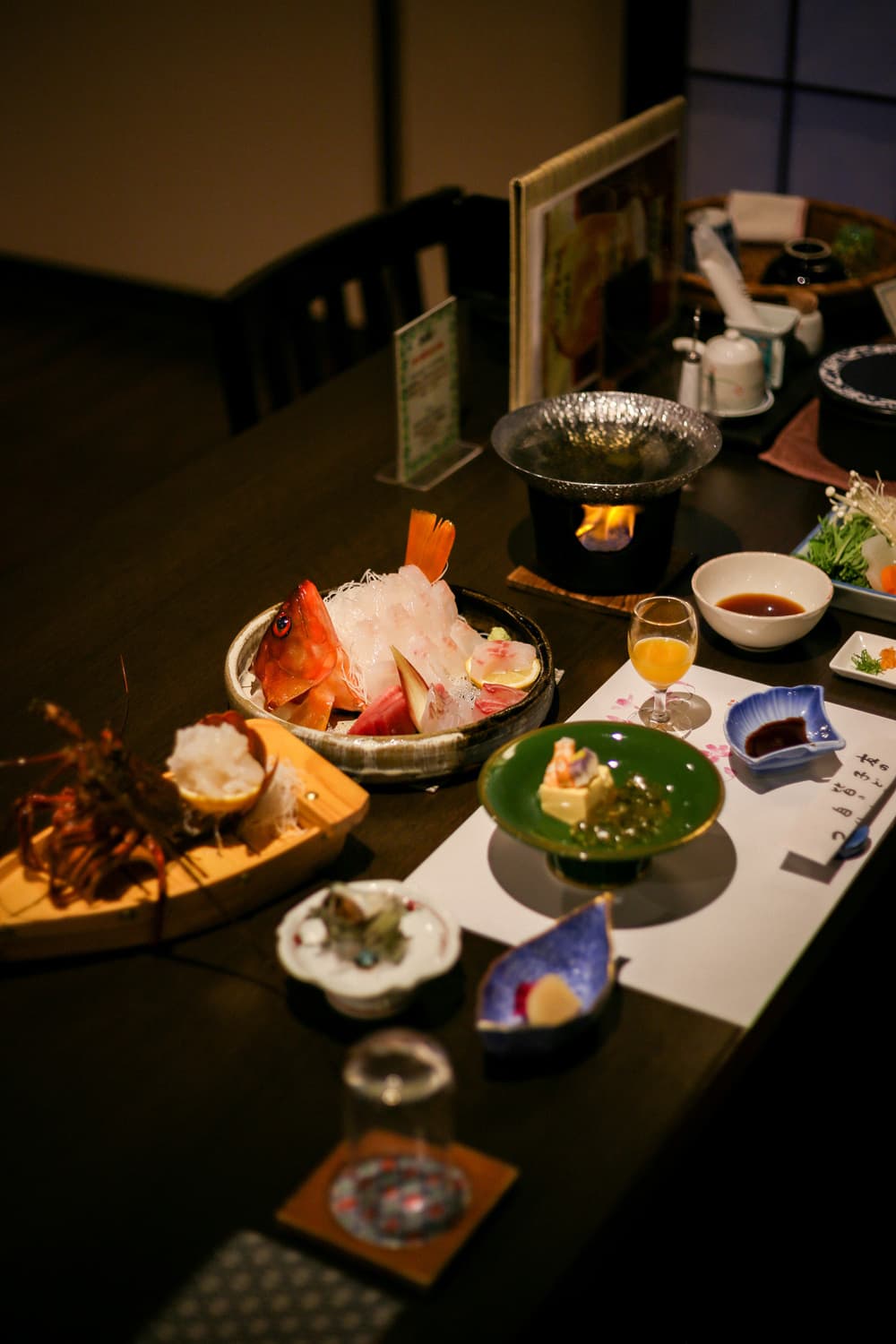 「かわいいお宿 雲見園」　夕食