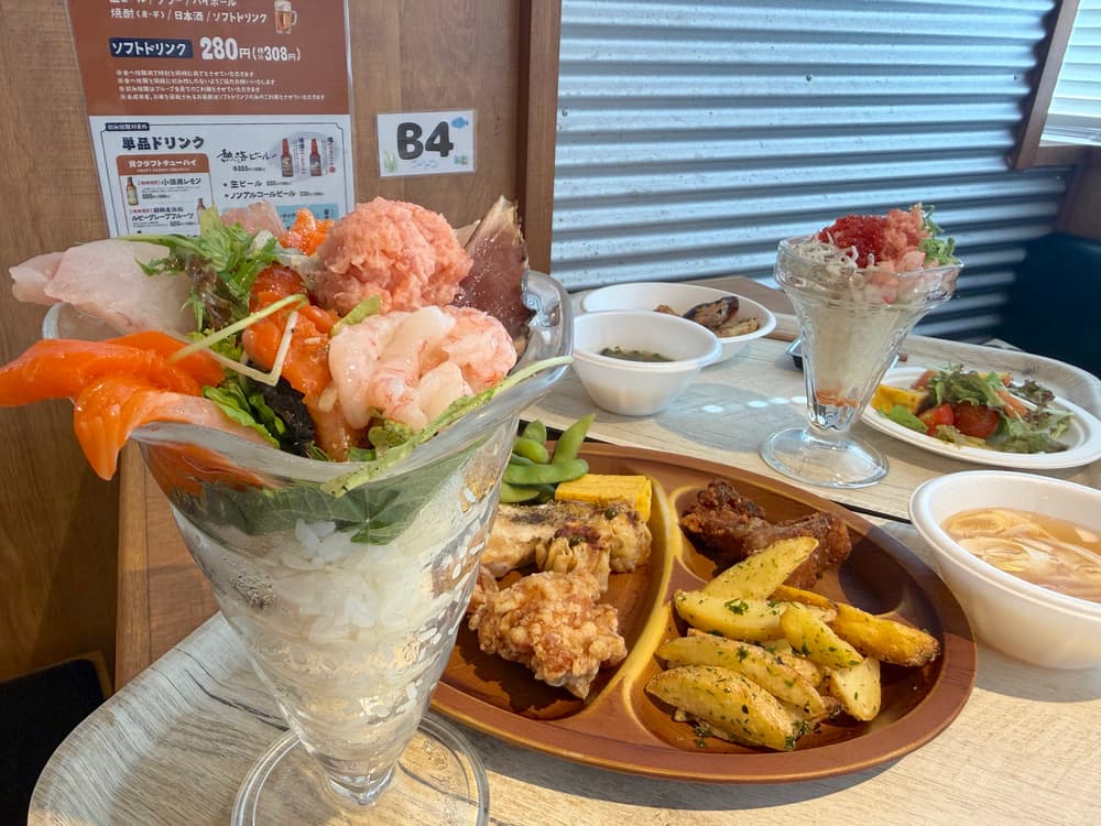 おさかなパラダイス　「寿司パフェ」