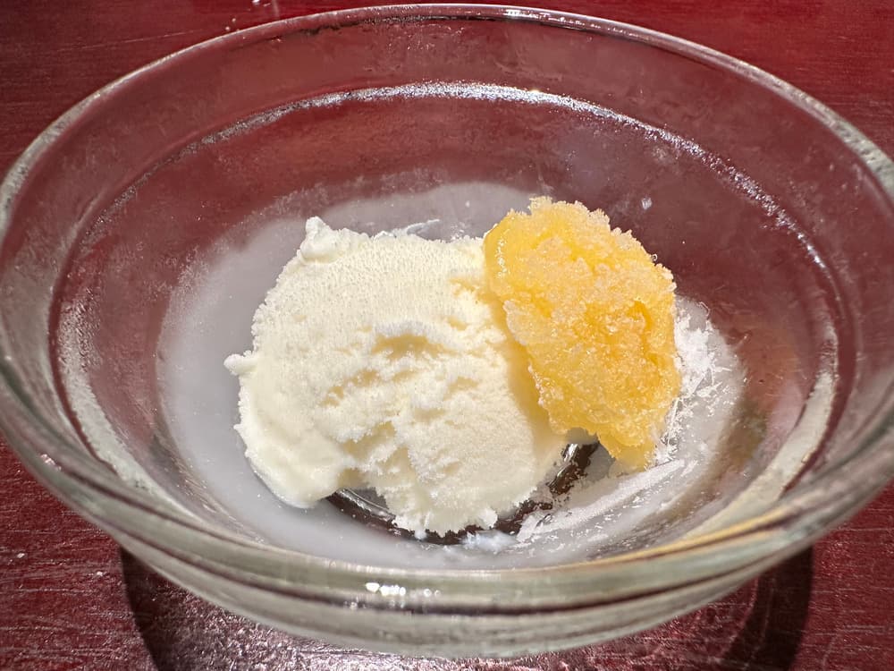 とんかつ むら中 シャーベット