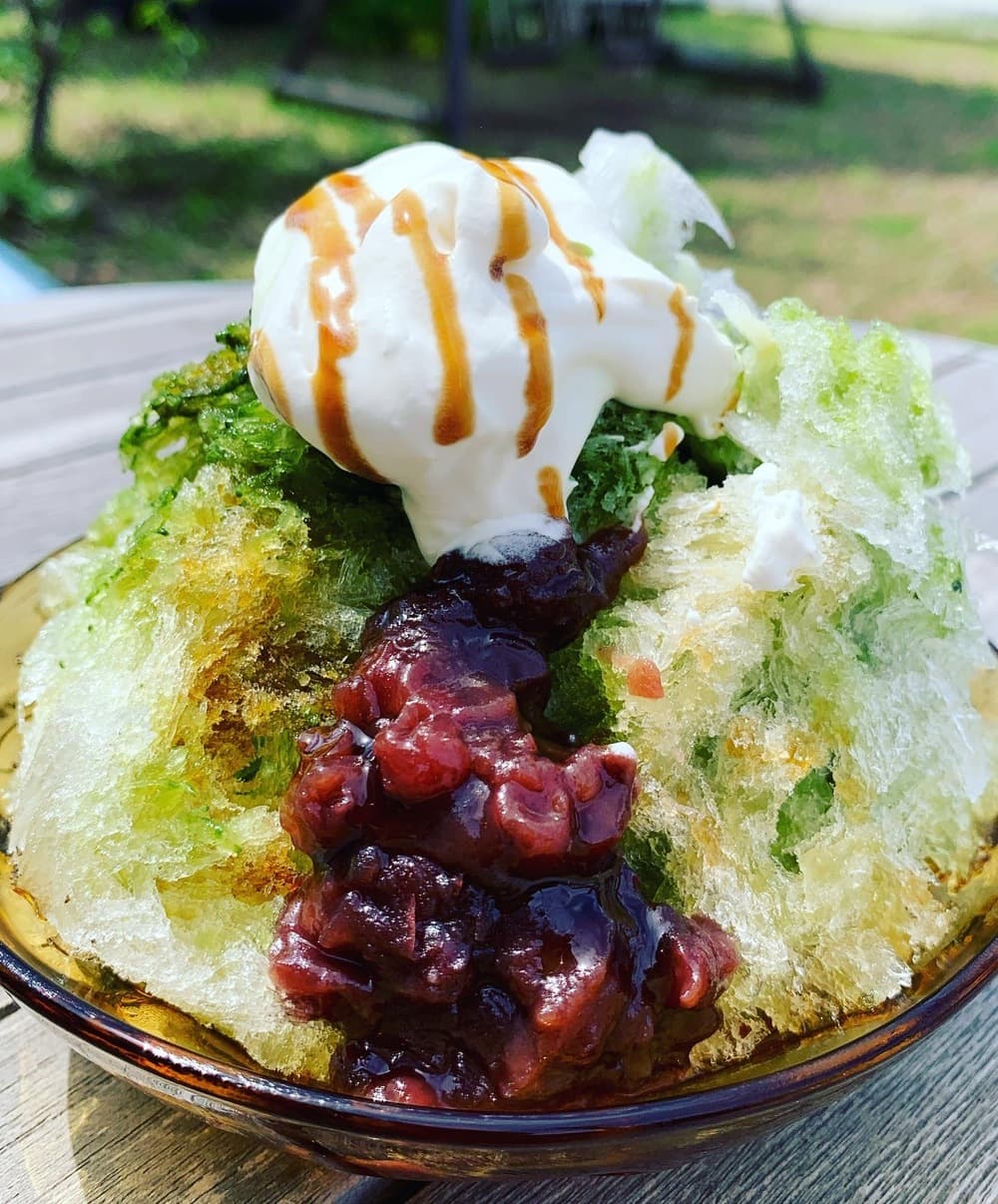 デルモニコス 抹茶あんこ生クリーム黒蜜