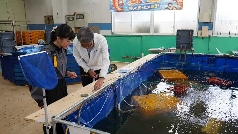 沼津シュリンプパーク　エビ釣り