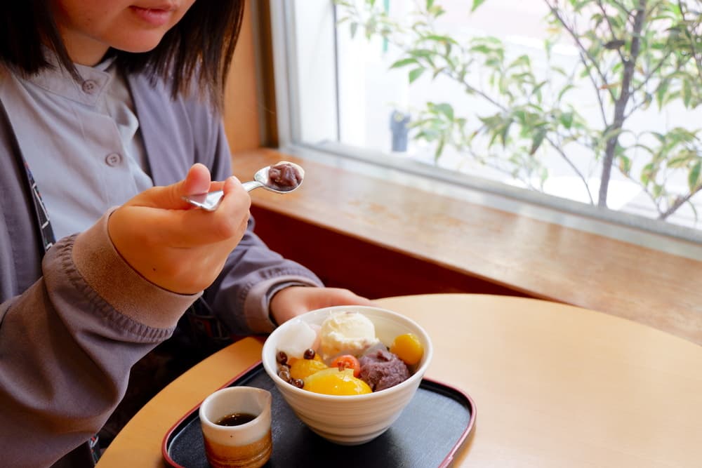 間瀬　熱海咲見町店「あんみつ」