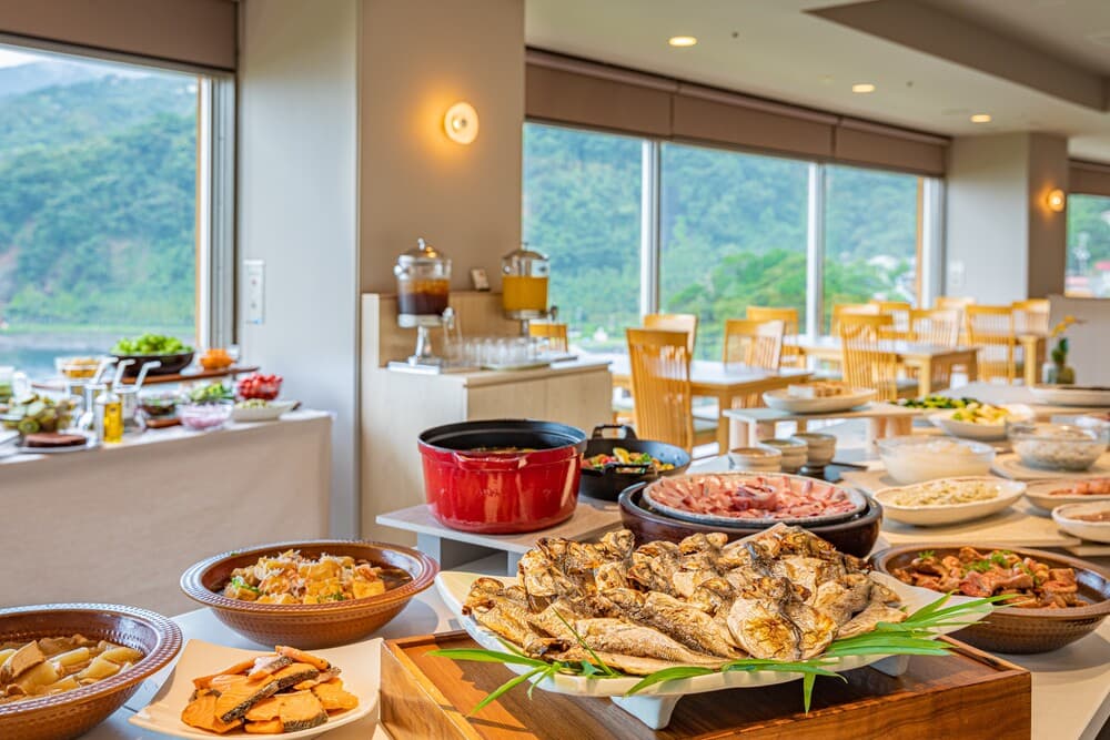 赤沢温泉ホテル バイキング朝食