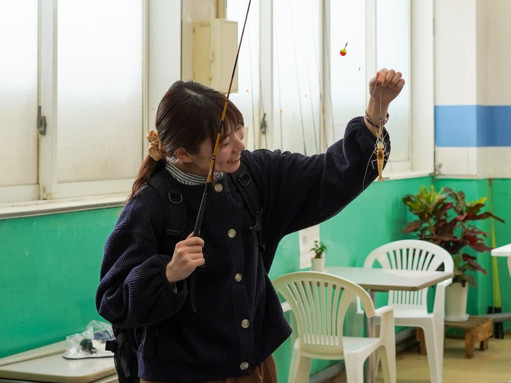 沼津シュリンプパーク　エビ釣り