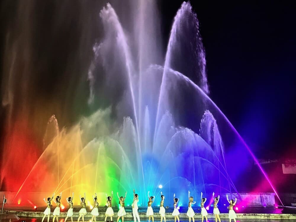 時之栖　噴水ダンス