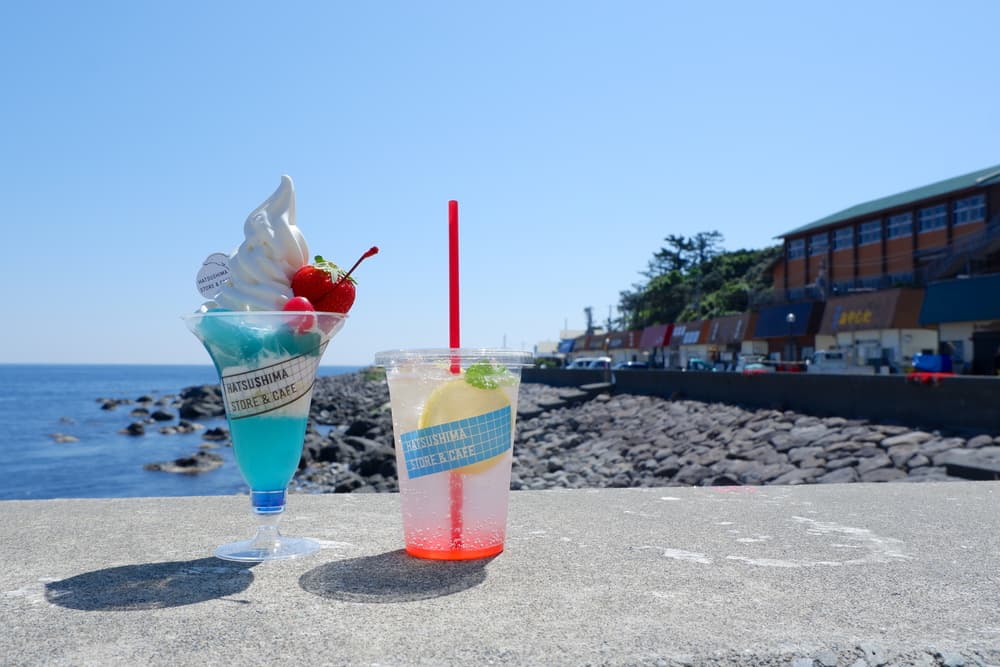 HATSUSHIMA STORE　パフェとドリンク