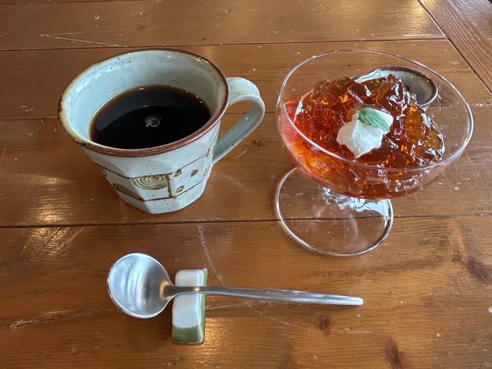 あいぞめ珈琲店　紅茶ゼリー