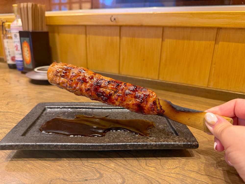 おさかな食堂炙り家 「ほるもんつくね焼」