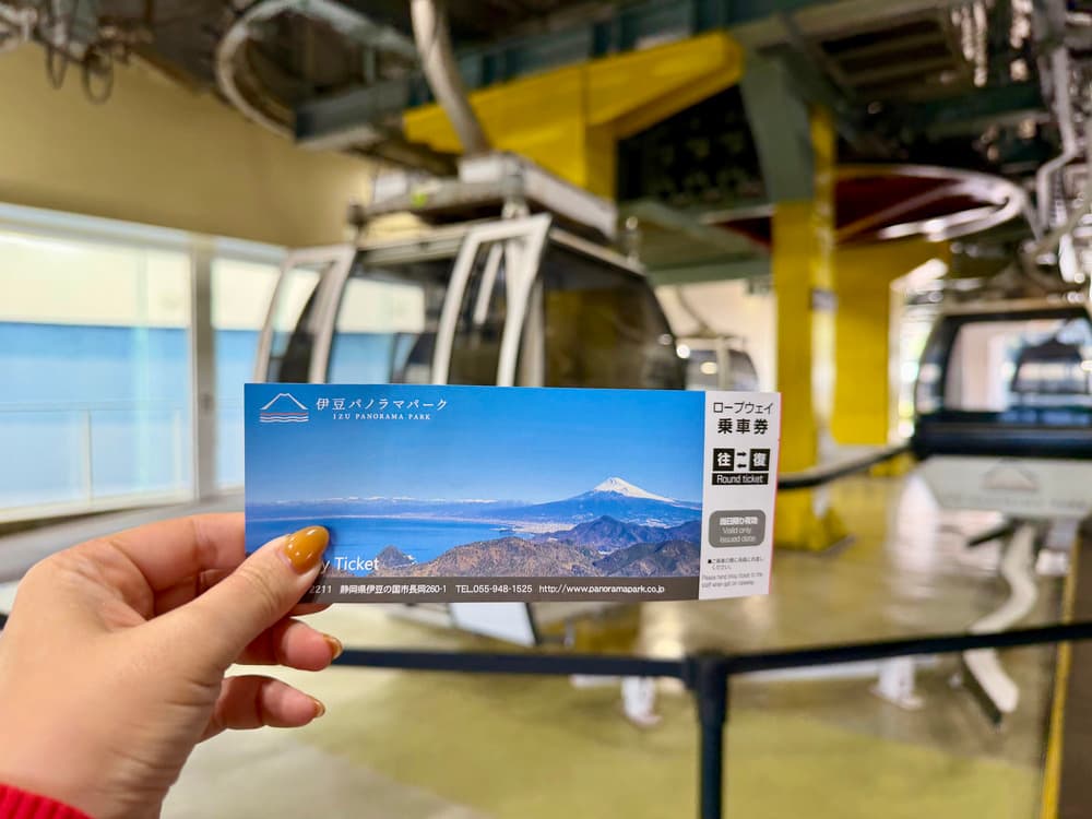伊豆パノラマパーク ロープウェイチケット