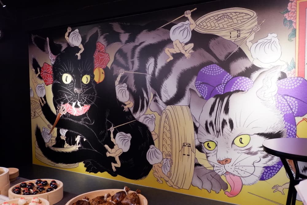 大二郎の小籠包　壁画