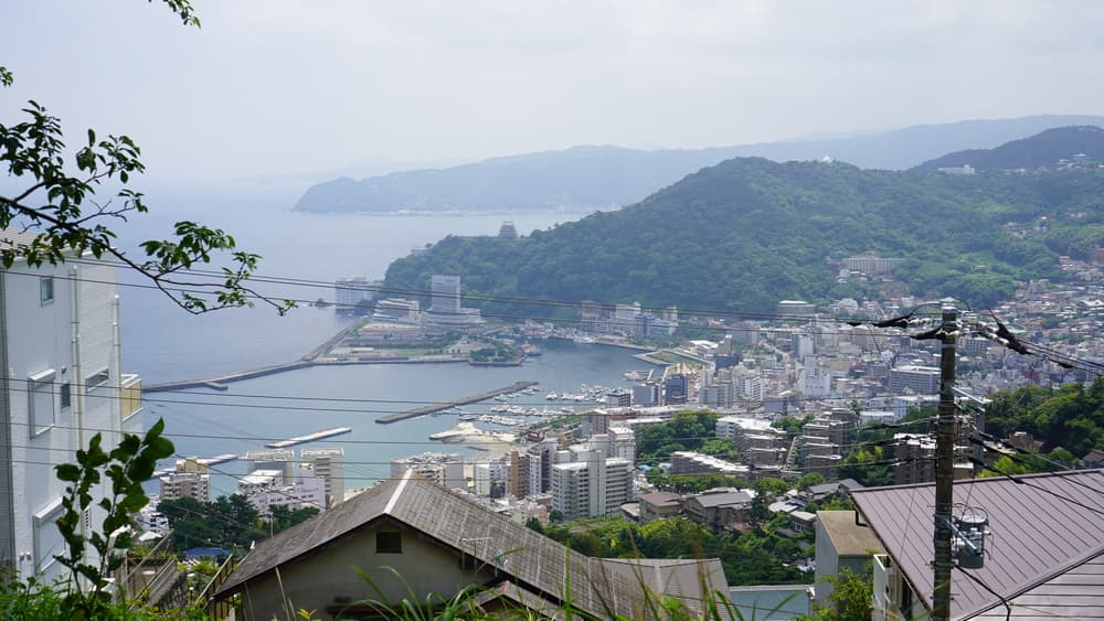 MOA美術館 駐車場からの景色